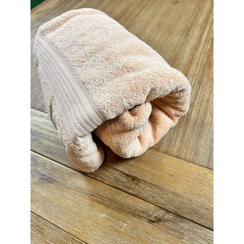 Elizabeth Arden The Spa Collection Bath Towel Peach 100% Turkish Cotton 27x51